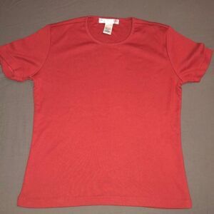 Geoffrey Beene Sport 100% Cotton Tee - Red M